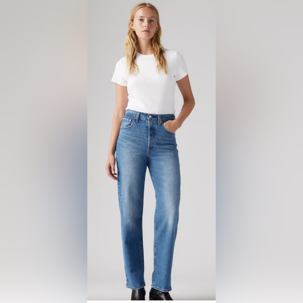 Levi's Women's Straight Leg Blue Jeans